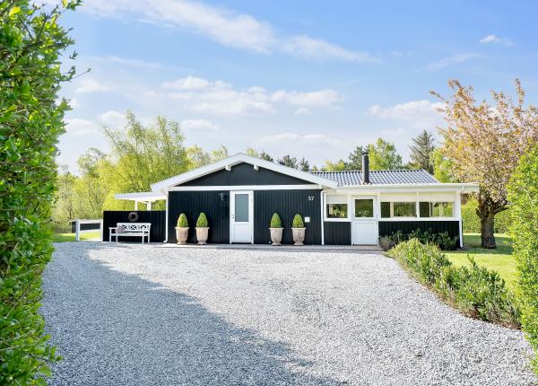 Spitze Schwarz Weiße Rustikale Ferienhaus